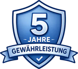 5 Jahre Gewährleistung